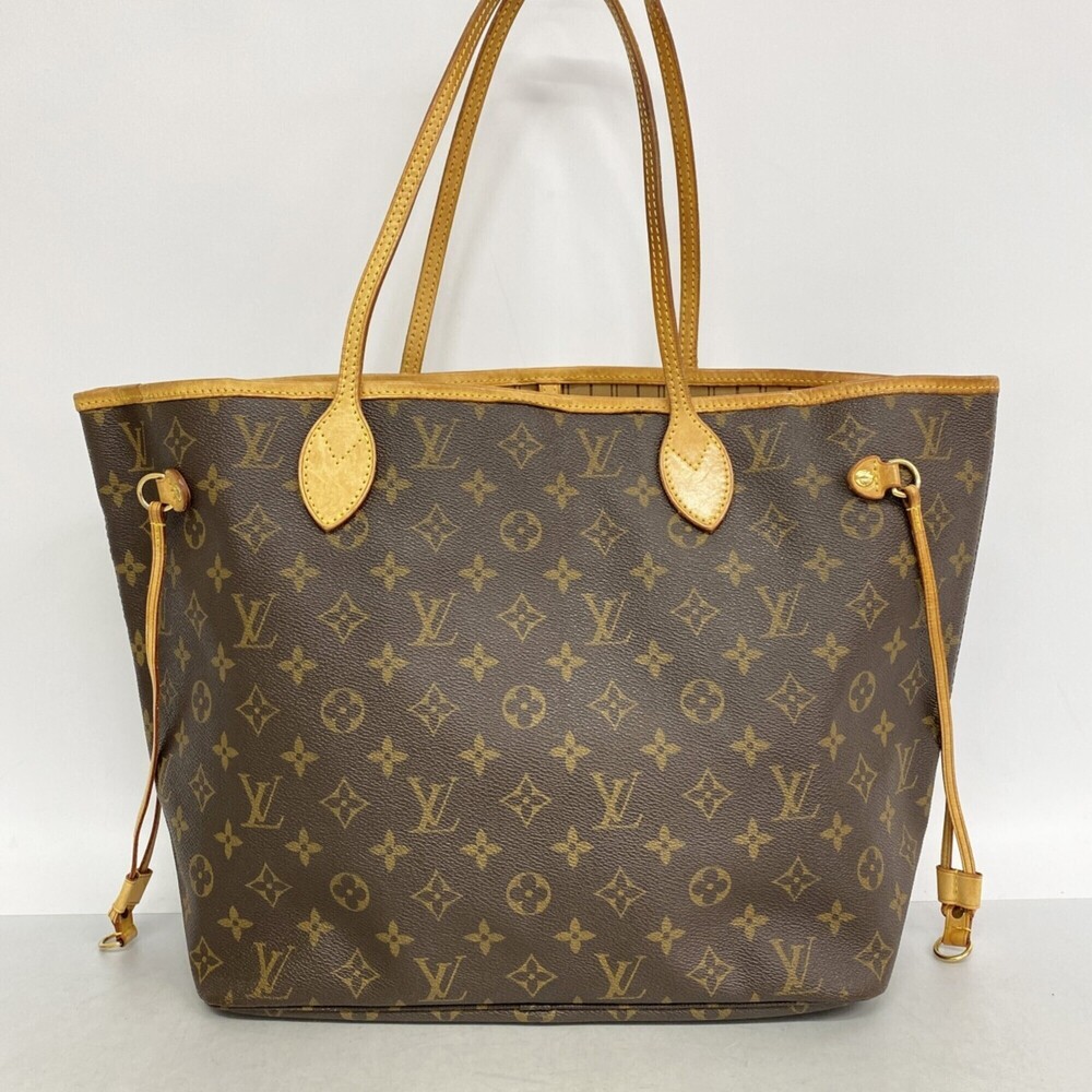 LOUIS VUITTON Brown Monogram Neverfull MM Tote Bag - Picture 12 of 12